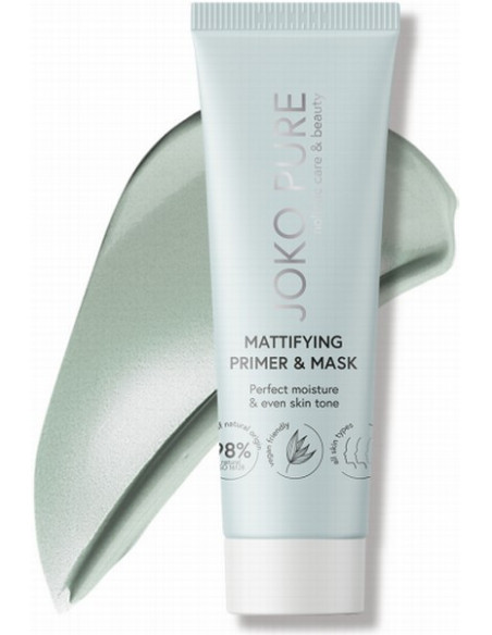JOKO PURE mattapintainen pohjustusnaamio, aloe vera -uutetta/teepuuöljyä