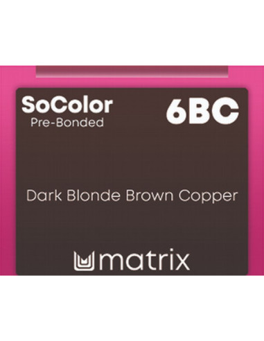 SOCOLOR Pre-Bonded Permanenta Matu krāsa 6BC 90ml