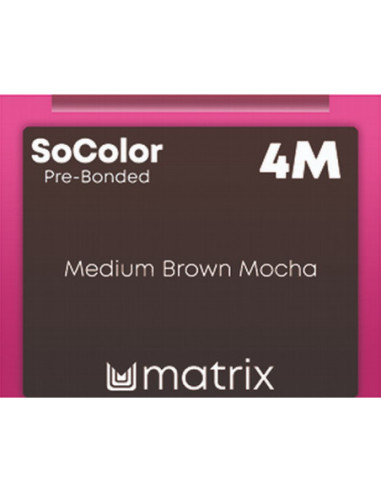 SOCOLOR Pre-Bonded Permanenta matu krāsa 4M 90ml