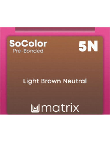 SOCOLOR Pre-Bonded Permanentā matu krāsa 5N 90ml