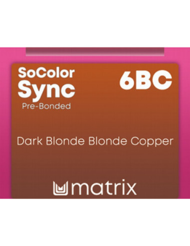 SOCOLOR SYNC Pre-Bonded Tonejoša Matu krāsa 6BC 90ml