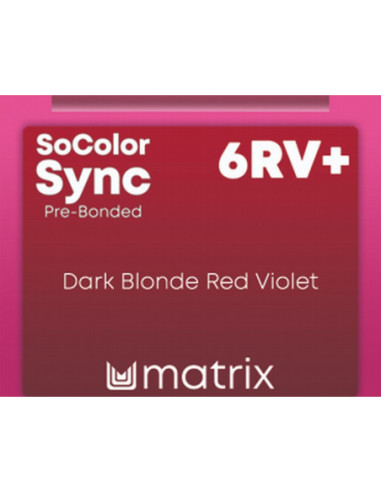 SOCOLOR SYNC Pre-Bonded Tonejoša Matu krāsa 6RV+ 90ml