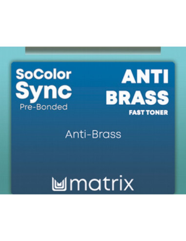 SOCOLOR SYNC Pre-Bonded Tonejoša Matu krāsa ANTI-BRASS 90ml