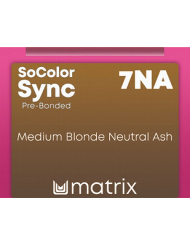 SOCOLOR SYNC Pre-Bonded Tonējošā matu krāsa 7NA 90ml