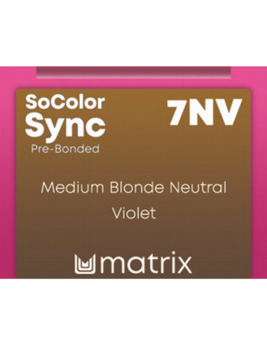 SOCOLOR SYNC Pre-Bonded Tonējošā matu krāsa 7NV 90ml