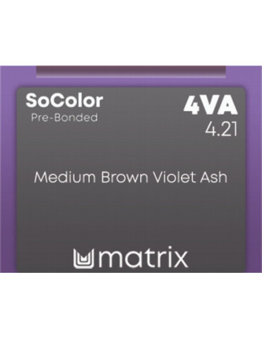 SOCOLOR Pre-Bonded Permanenta Matu krāsa 4VA 90ml