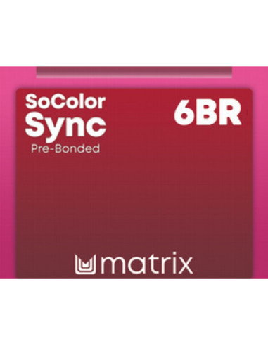 SOCOLOR SYNC Pre-Bonded Tonējoša matu krāsa 6BR 90ml