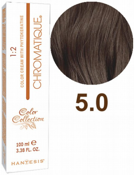 HANTESIS hiusväri CHROMATIQUE 5.0 Vaaleanruskea 100ml