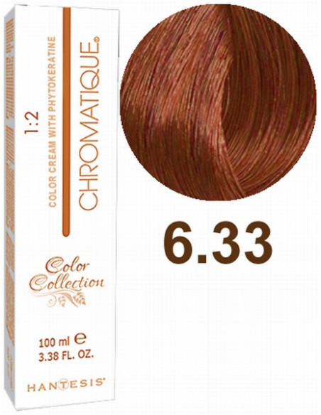 HANTESIS hiusväri CHROMATIQUE 6.33 Tummanvaalea konjakki 100ml