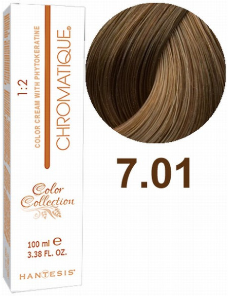 HANTESIS hiusväri CHROMATIQUE 7.01 Natural tuhkavaalea 100ml