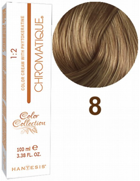 HANTESIS hiusväri CHROMATIQUE 8 Vaalea blondi 100ml