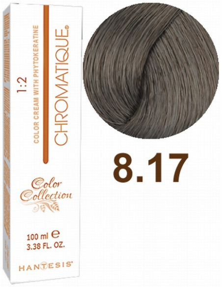 HANTESIS hiusväri CHROMATIQUE 8.17 Tiikki vaalea blondi 100ml