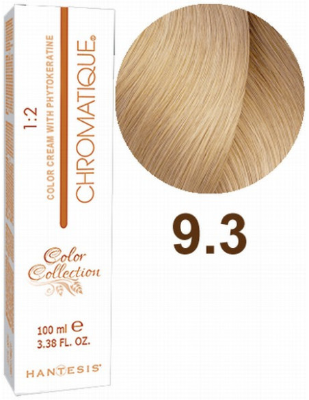 HANTESIS hiusväri CHROMATIQUE 9.3 Erittäin vaalea kullanvaalea 100ml