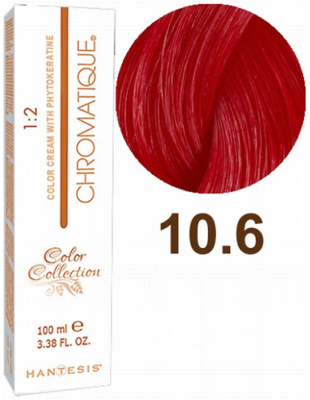 HANTESIS hiusväri CHROMATIQUE 10.6 Ultravaalea punainen 100ml
