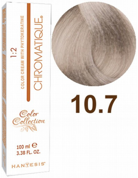 HANTESIS hiusväri CHROMATIQUE 10.7 Ultravaalea anti-punainen 100ml