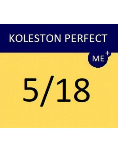 Koleston Perfect ME+ permanent hair color 5/18 KP ME+ RICH NATURALS 60ml