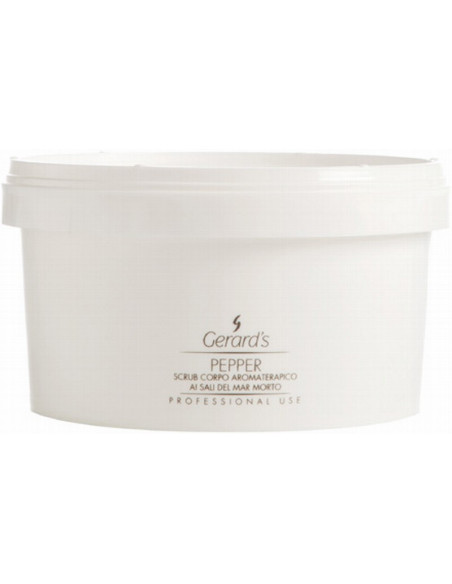PEPPER Scrub Kuolleenmeren suoloilla - aromaterapiaa vartalolle 500g