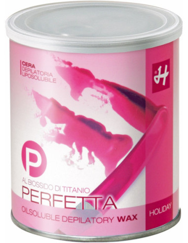 HOLIDAY PERFETTA Wax for depilation (titanium dioxide-pink) 800ml