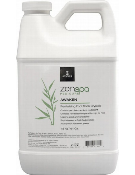 ZENSPA AWAKEN Jalkakylpyyn tarkoitetut kristallit, poistavat myrkkyjä 1,8 kg