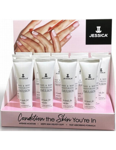 JESSICA HAND&BODY Moisturizing Emulsion with Mini Stand 18gb (stand + cream UP-919)