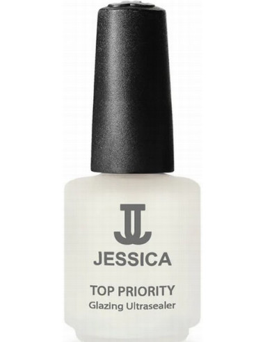 JESSICA TOP PRIORITY Ceramic topcoat, long lasting 18ml