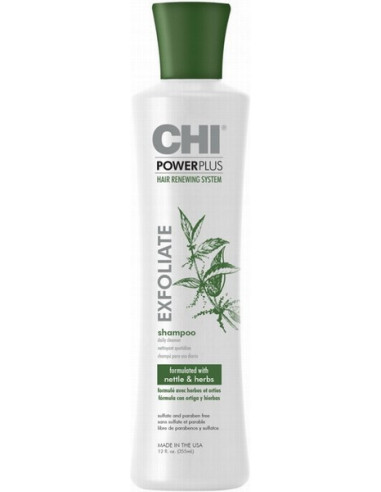 CHI POWER PLUS kuoriva shampoo 355ml