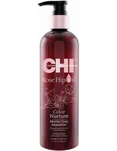 CHI RUUSUNMARJAÖLJY shampoo 340ml