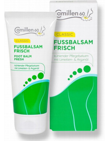 Camillen 60 Foot balm fresh - Atvēsinošs balzams pēdām ar laima un argāna eļļu 100ml