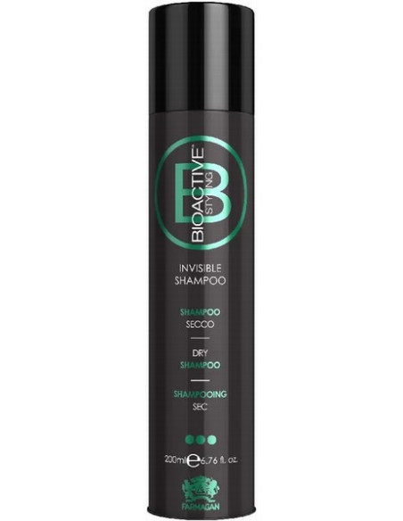 BIOAKTIIVINEN MUOTOILU Näkymätön, hienojakoinen kuivashampoo-aerosoli 200ml
