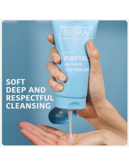 IROHA NATURE ACNE PRONE -puhdistusgeeli salisyylihapolla akneen taipuvaiselle iholle 150ml