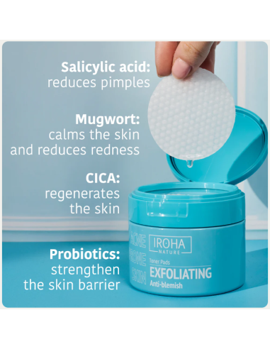 IROHA NATURE ACNE PRONE Kuorintalaput...