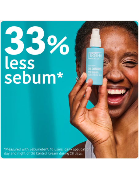IROHA NATURE ACNE PRONE -voide salisyylihapolla aknen hoitoon ja talirauhasten erityksen hallintaan 50ml