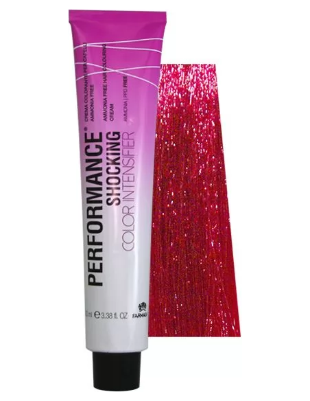PERFORMANCE SHOCKING COLOR Hiusvärin tehostepunainen, ammoniakiton 100ml