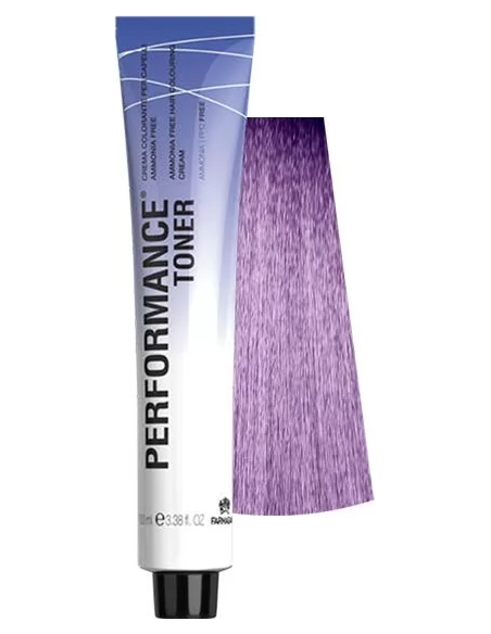PERFORMANCE TONER Kasvovoide 0/LV Vaalea violetti, ammoniakiton 100ml