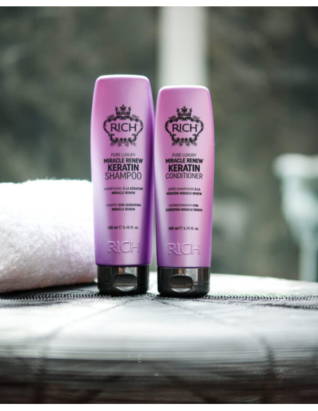 RICH Pure Luxury MIRACLE RENEW KERATIN Uudistava CC-hoitoaine 200ml