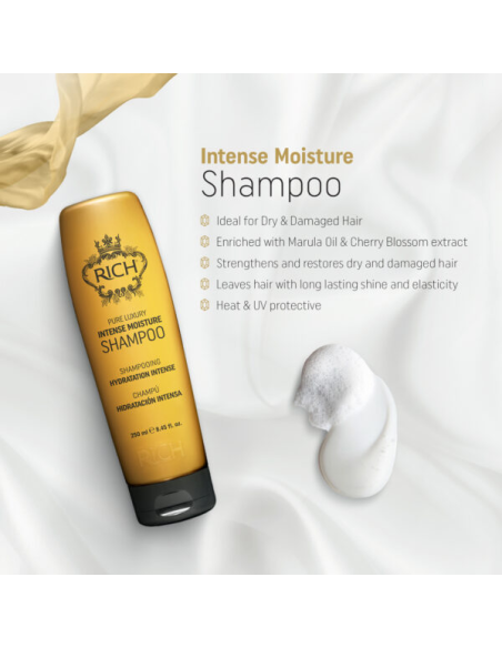 RICH Pure Luxury INTENSIIVIKOSTEUTUS Tehokas kosteuttava shampoo 750ml