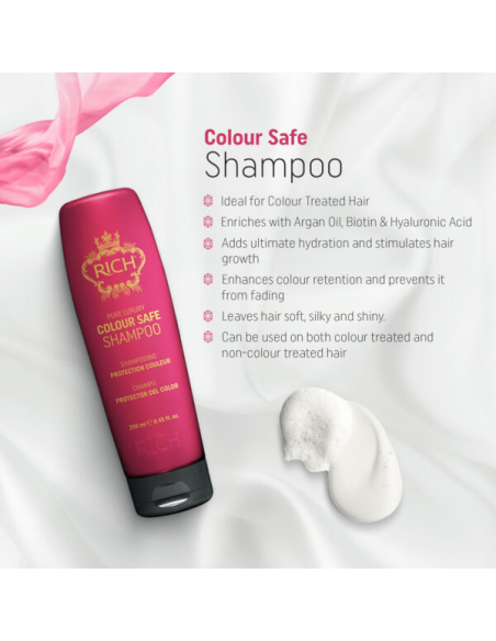 RICH Pure Luxury COLOR SAFE -shampoo värjätyille hiuksille 250ml