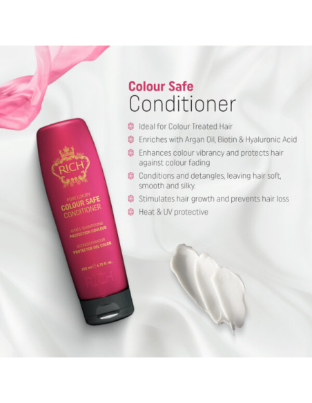 RICH Pure Luxury COLOR SAFE hoitoaine värjätyille hiuksille 200ml