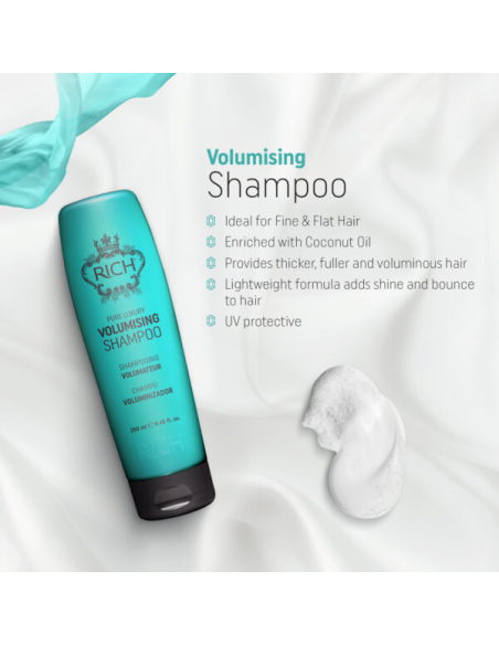 RICH Pure Luxury VOLUMISING -shampoo hiusten tuuheuttamiseen 250ml
