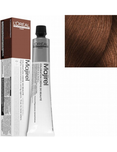 Majirel Absolu 7.35 krēmveida krāsa matu skaistumam: neierobežoti toņi, dziļa kopšana L'Oreal Professionnel Majirel Absolu 50ml