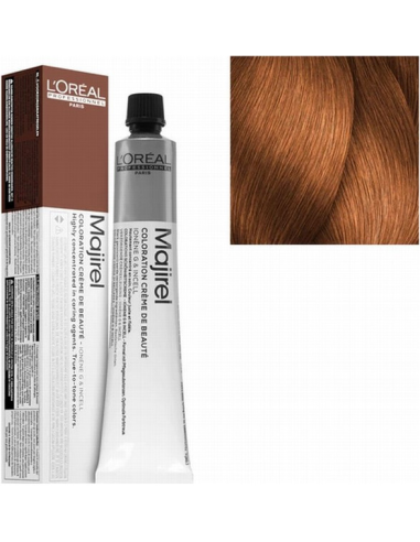 Majirel Absolu 8.34 krēmveida krāsa matu skaistumam: neierobežoti toņi, dziļa kopšana L'Oreal Professionnel Majirel Absolu 50ml