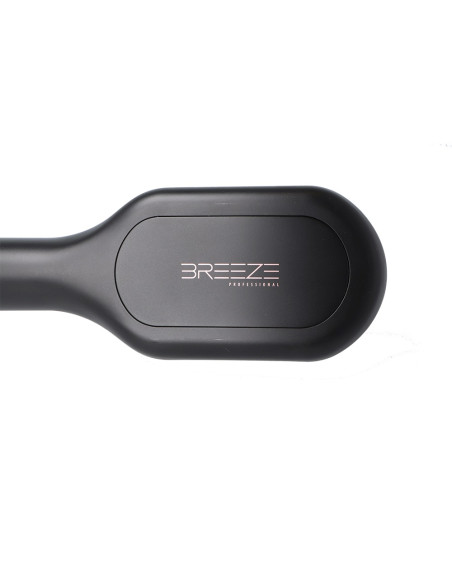 Sähköinen hiusten suoristusharja Breeze, ionigeneraattori, kylmä ilma, keraaminen, musta