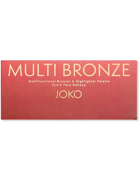 JOKO MULTI BRONZE Monitoiminen varjostuspaletti silmille ja kasvoille