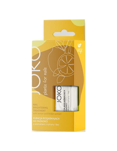 JOKO PLANTS FOR NAILS Sitruunahappokynsilakka, valkaiseva vaikutus 11ml