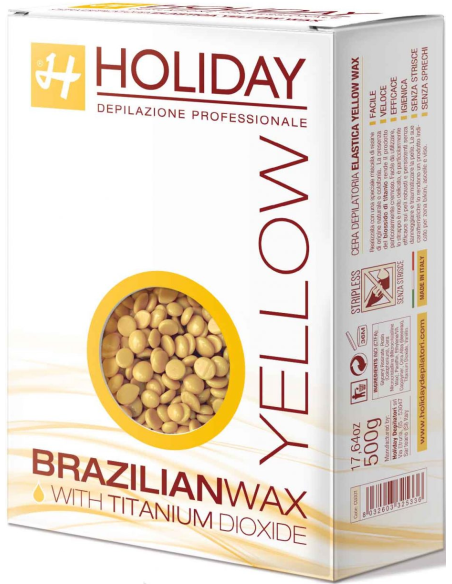 HOLIDAY BRASILIALAINEN Vaha, joustavat helmet (keltainen) 500g