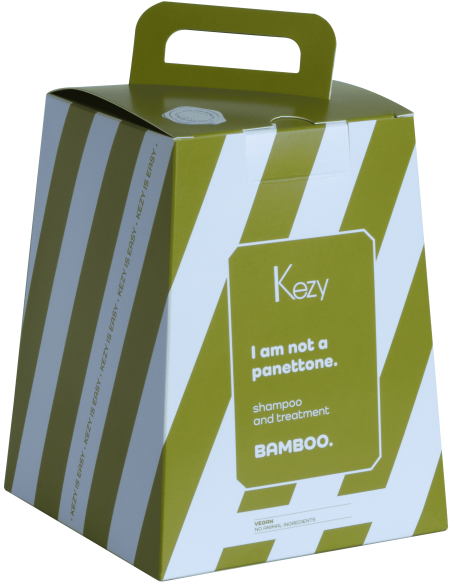 KEZY Ohuiden hiusten hoitosetti BAMBOO (Shampoo 385ml + Öljy 100ml)