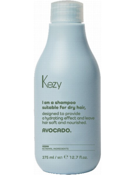 KEZY Kuivien hiusten hoitosetti AVOKADO (Shampoo 385ml + Öljy 100ml)