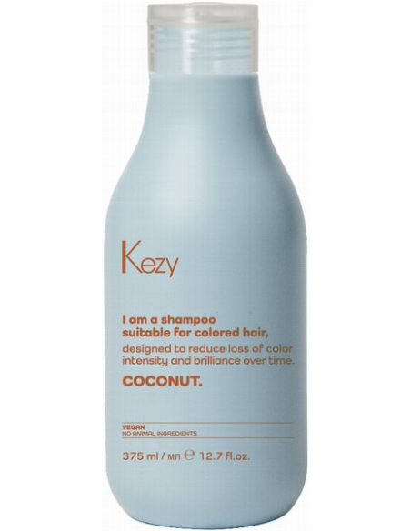 KEZY Värillisten Hiusten Hoitosarja Kookos (Shampoo 385ml + Öljy 100ml)