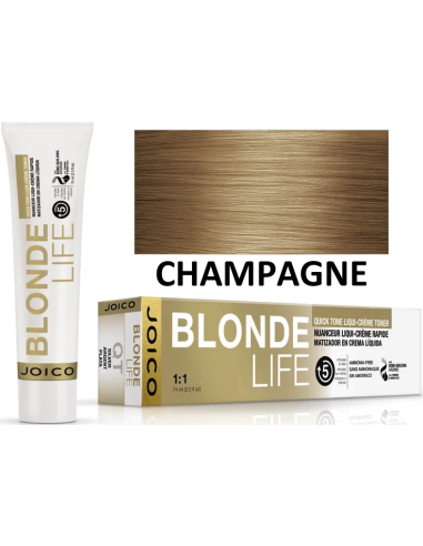 JOICO Blonde life Champagne - Hyper High Lift matu krāsa 74ml