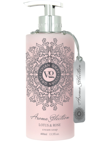 Aroma Selection Krēmveida ziepes, lotus/roze 400ml